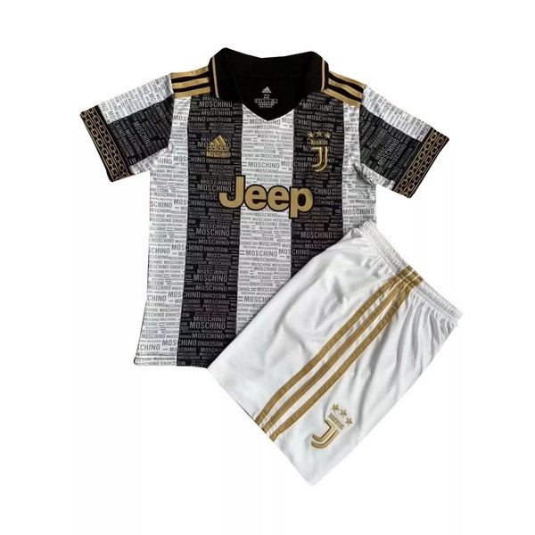 Maillot Football Juventus Spécial Enfant 2021-22 Gris Blanc